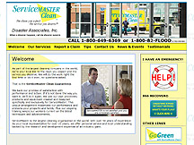 ServiceMaster by Disaster Associates launches new website designed by PCS Web Design